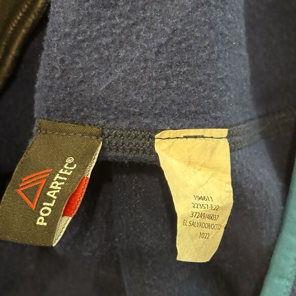 Vintage REI Jacket Mens XXL Blue Polartec Fleece Full Zip Outdoor 90s Retro Hike - Picture 7 of 9